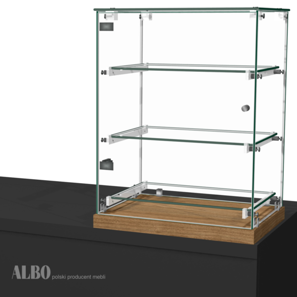 SNACK 450-D bakery display case - door and horizontal shelves