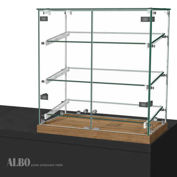 SNACK 560 D-SD bakery display case - doors and slanted shelves – self-service model