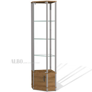 Corner Display Cabinet - Store Jewelry Display Case-VA5-DZ